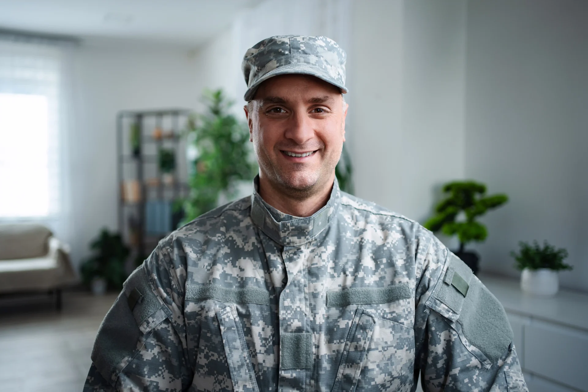 Military service member representing military and Guard Reserve interview preparation